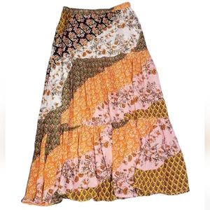 Coldwater Creek Layered Maxi Skirt New With Tag Size XS